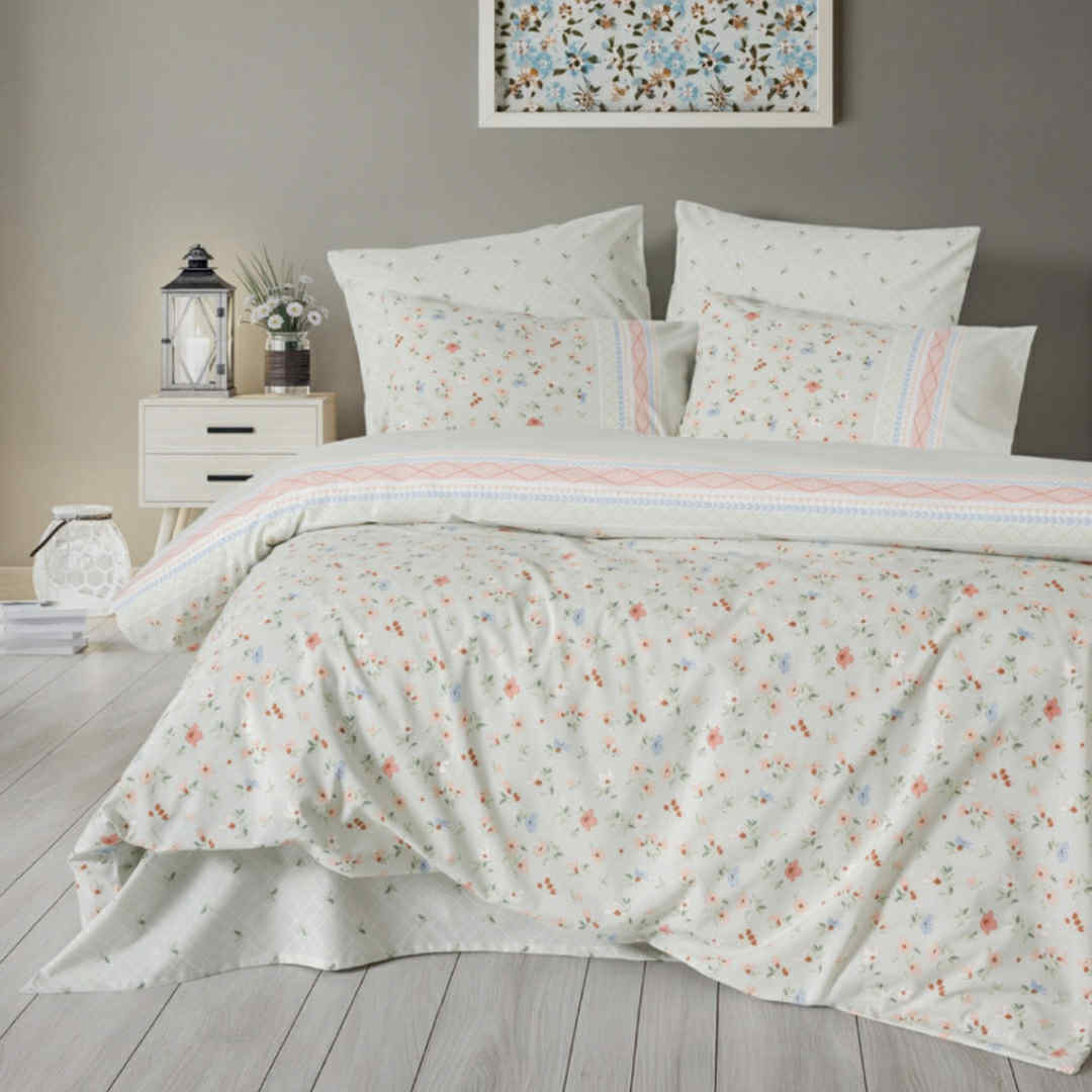 Obliečky bavlnené Darina 200x140cm+90x70cm TiaHome