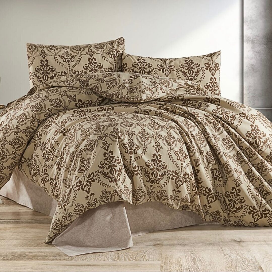 Obliečky bavlnené Fregio TiaHome - 2x Vankúš 90x70cm, 1x Paplón 200x220cm